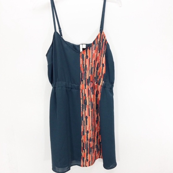 LC Lauren Conrad Dresses & Skirts - 3/$25 Lauren Conrad Teal & Orange Dress
